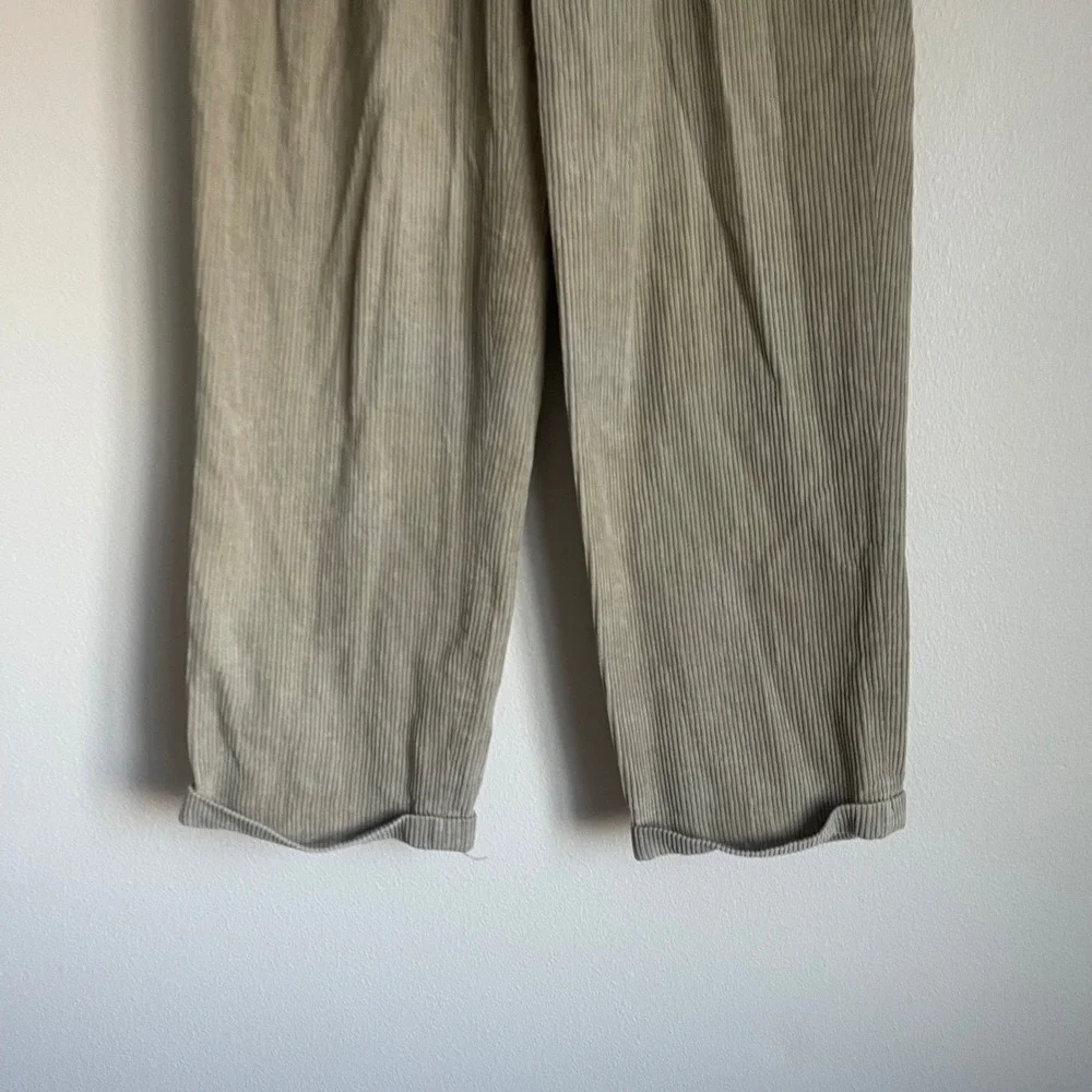 Burberry Beige‎ Corduroy Cotton Trouser Pants Size